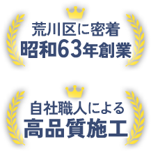 町屋に密着 昭和63年創業 社員職人による 高品質施工